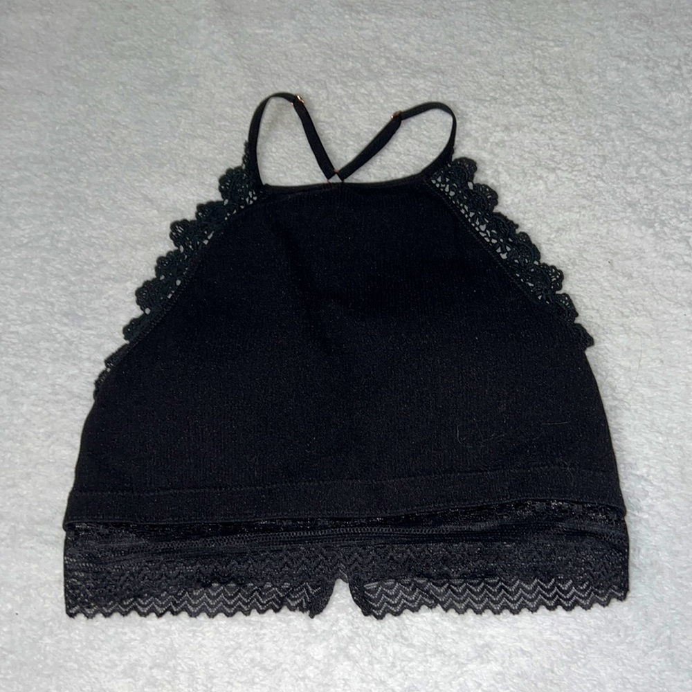 Crop top/Semi backless with padded bra